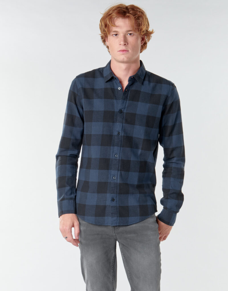 Camicia a maniche lunghe Only & Sons ONSGUDMUND Blu Camicie a maniche lunghe Uomo - 2