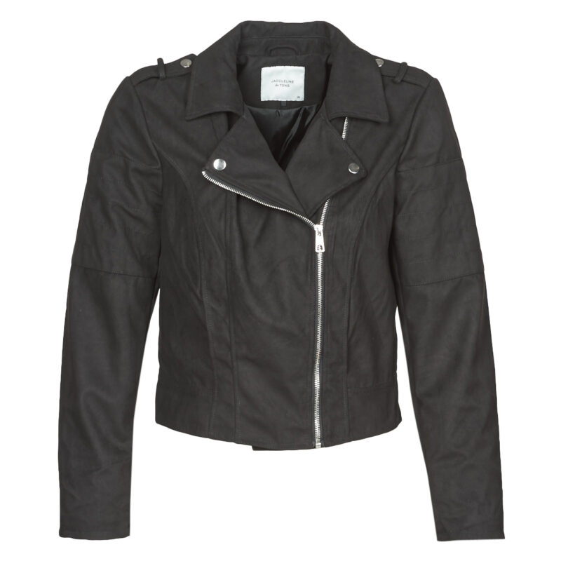 Lederjackeelle JDY JDYNEUE PEACH Schwarze Jacken in pelle Frau - 1