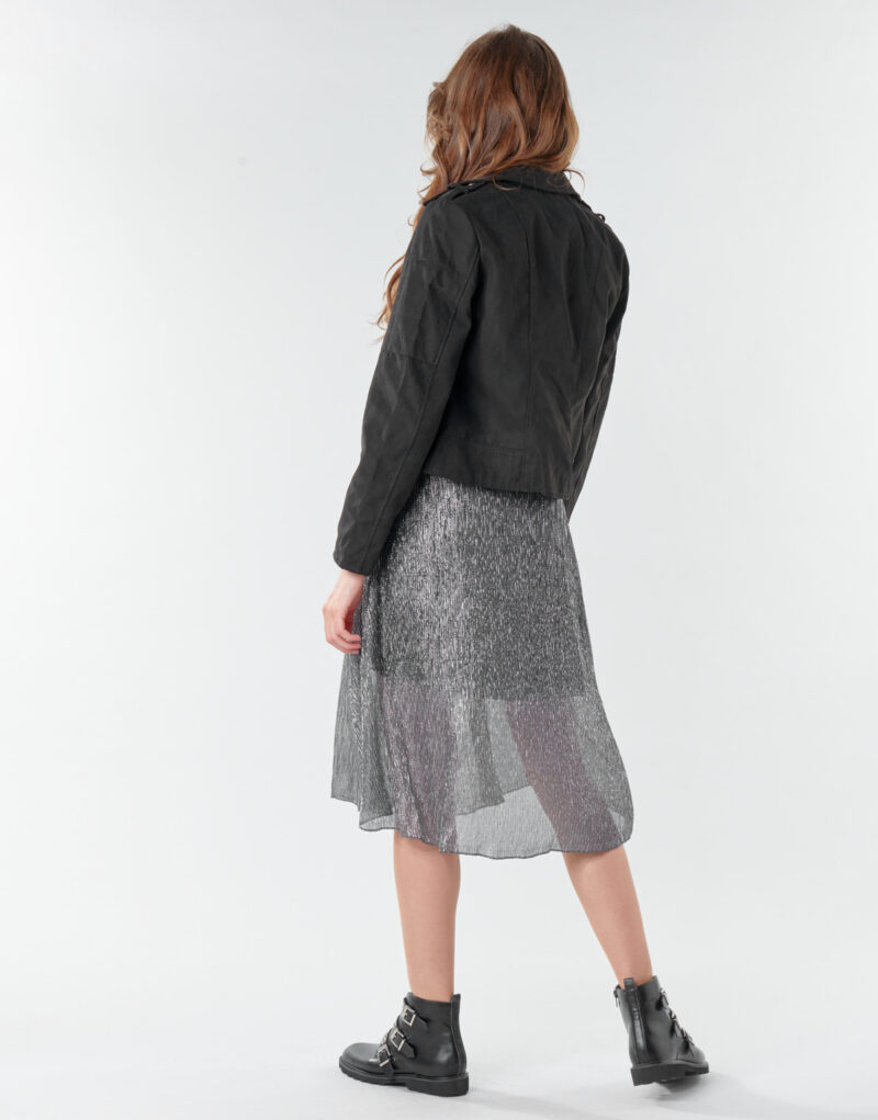 Lederjackeelle JDY JDYNEUE PEACH Schwarze Jacken in pelle Frau - 4