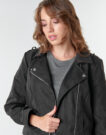 Lederjackeelle JDY JDYNEUE PEACH Schwarze Jacken in pelle Frau - 5