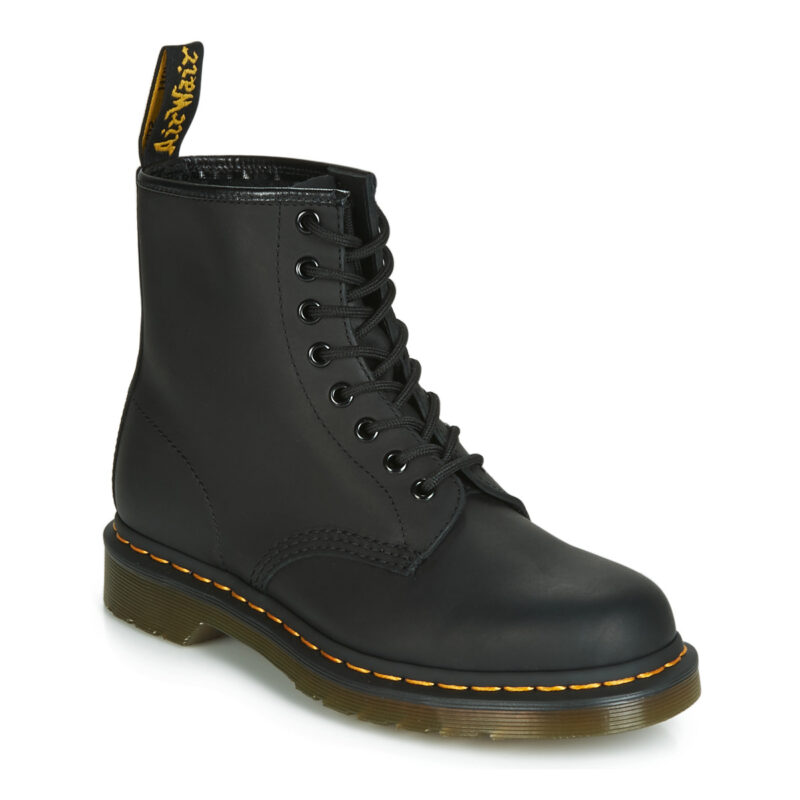 Dr. Martens  1460 BLACK GREASY  Nero -  Stivaletti Uomo - 1