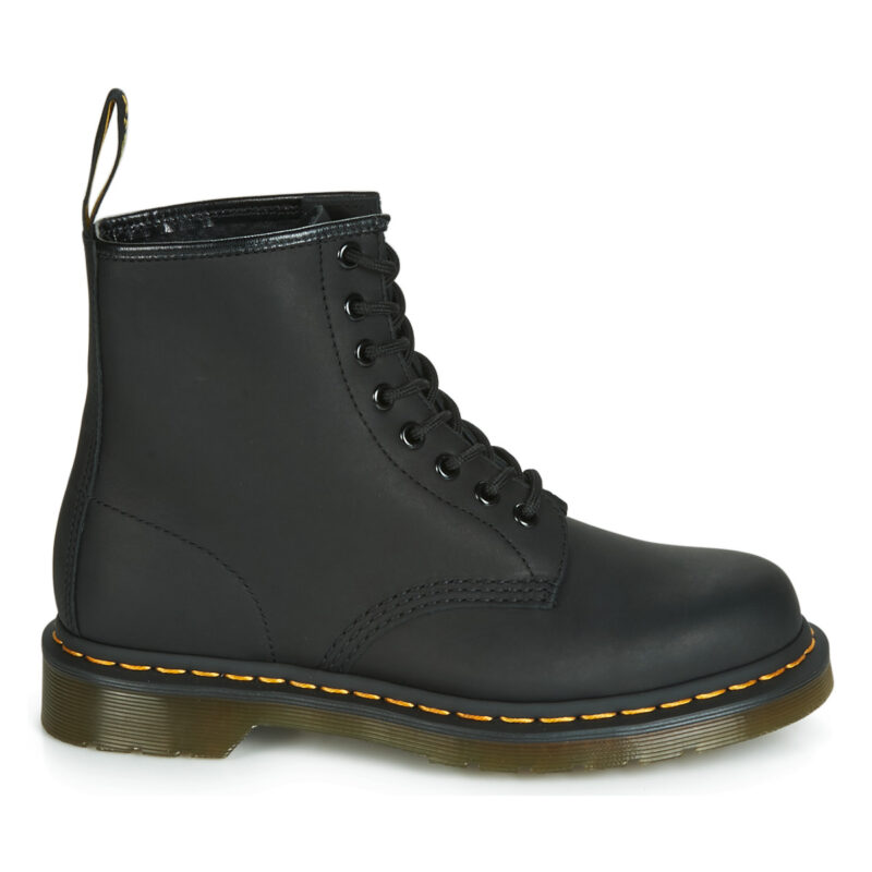 Dr. Martens  1460 BLACK GREASY  Nero -  Stivaletti Uomo - 2