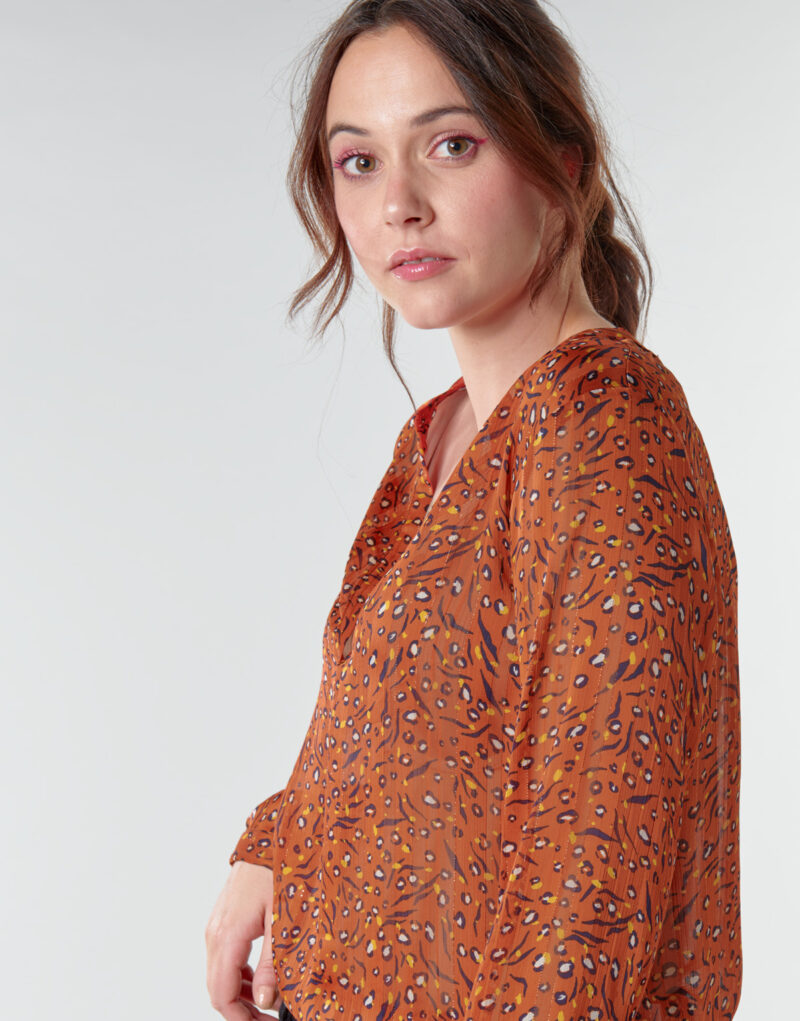 Camicetta Moony Mood NOUM Marrone Camicette Donna - 5