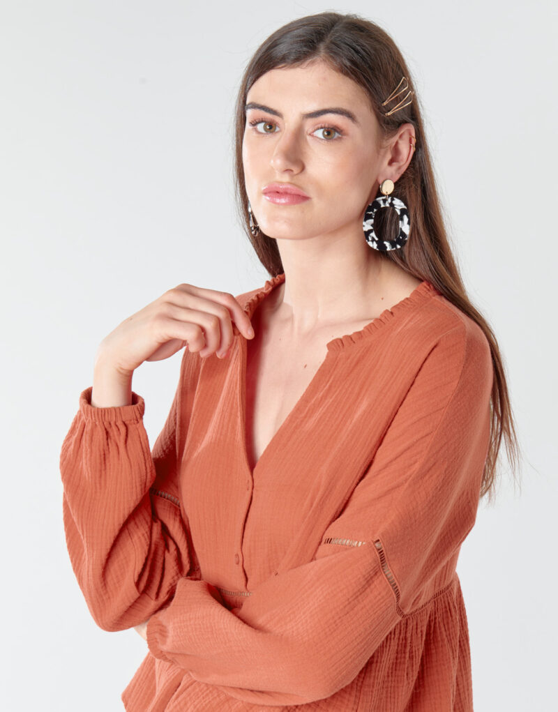Camicetta Betty London NASSE Rosso Camicette Donna - 5