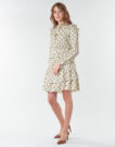 Short dress MICHAEL Michael Kors LUX MEDLN PINDOT DRS Beige Abiti corti Donna - 3