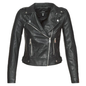 Giacca in pelle  Vero Moda  VMKERRIULTRA  Nero -   Giacche in pelle Donna