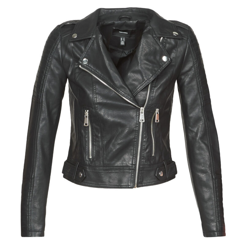 Giacca in pelle  Vero Moda  VMKERRIULTRA  Nero -   Giacche in pelle Donna - 1