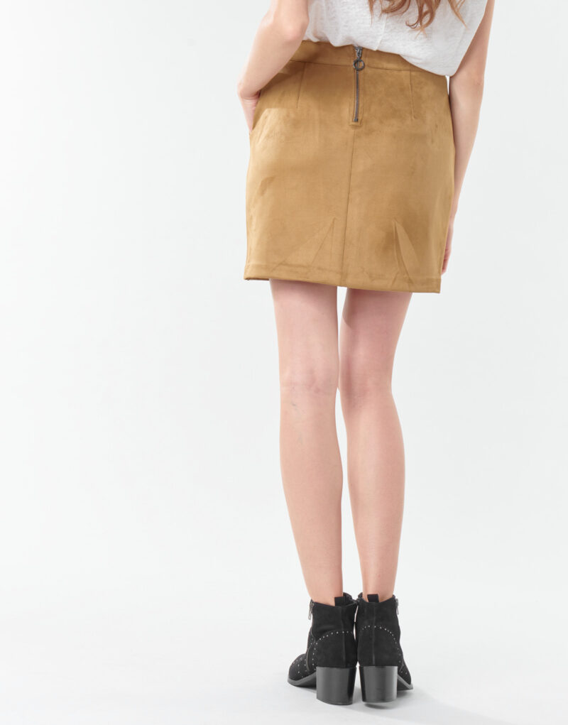 Gonne corte Vero Moda VMDONNADINA Marrone Gonne corte Donna - 4