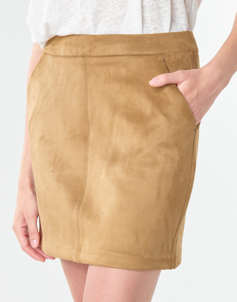 Gonne corte Vero Moda VMDONNADINA Marrone Gonne corte Donna - 5