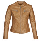 Leather jacketelle Only ONLBANDIT Brown Leather jacketselle Donna - 1
