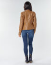 Leather jacketelle Only ONLBANDIT Brown Leather jacketselle Donna - 4