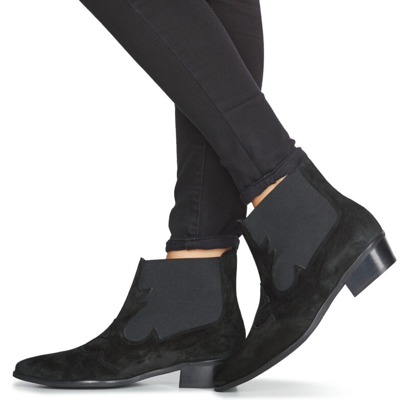 Fericelli Botines negros para mujer NANTIAG - Talla 8