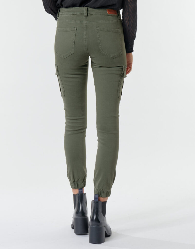 Cargohose Only ONLMISSOURI Khaki Cargohose f&uuml;r Damen - 4