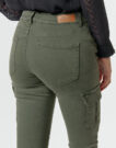 Cargohose Only ONLMISSOURI Khaki Cargohose f&uuml;r Damen - 5