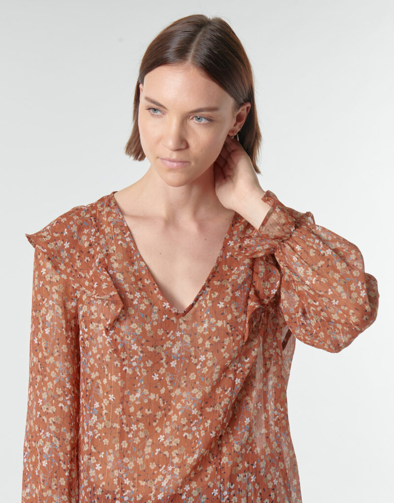 Bluse Naf Naf - Mehrfarbige Damenblusen - 5