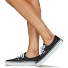 Vans ERA Schwarze Low-Top-Sneaker f&uuml;r Damen - Gr&ouml;&szlig;e 8