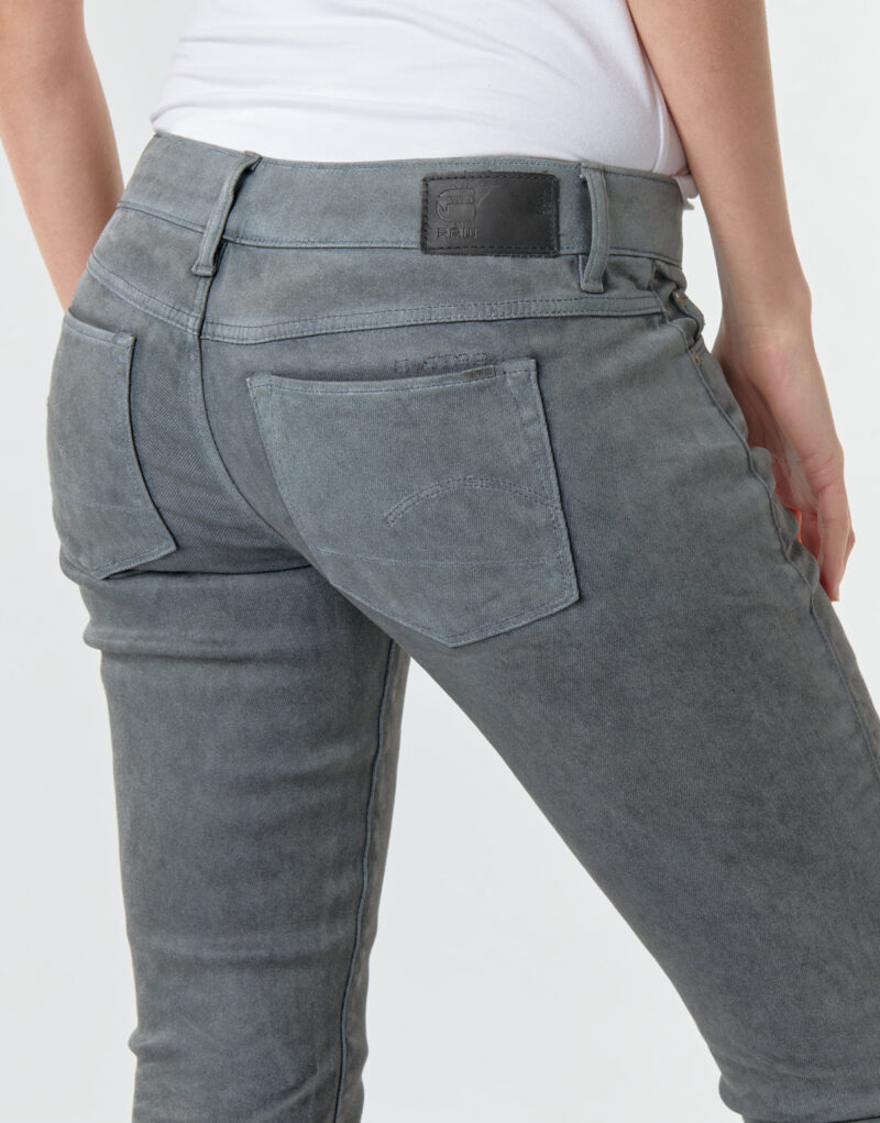 Skynny-Jeans G-Star Raw 3301 Low Skinny Wmn Grau Jeans skynny Frau - 5
