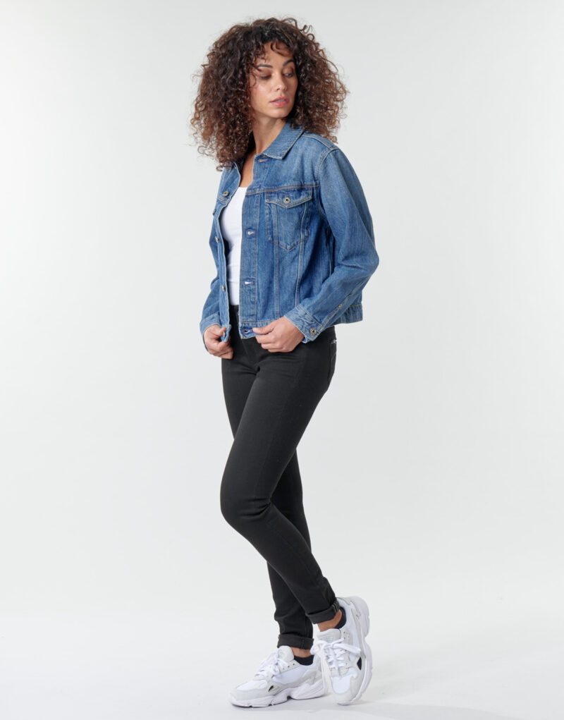Jeans skynny G-Star Raw Midge Zip Mid Skinny Wmn Nero Jeans skynny Donna - 3