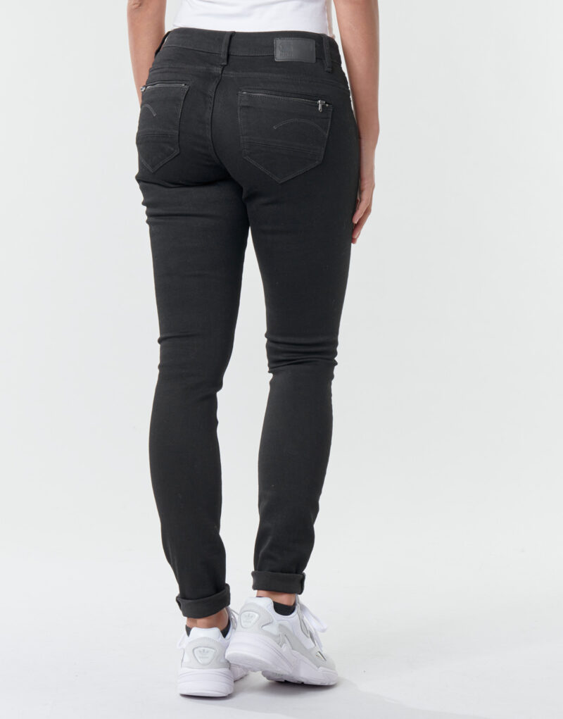 Jeans skynny G-Star Raw Midge Zip Mid Skinny Wmn Nero Jeans skynny Donna - 4