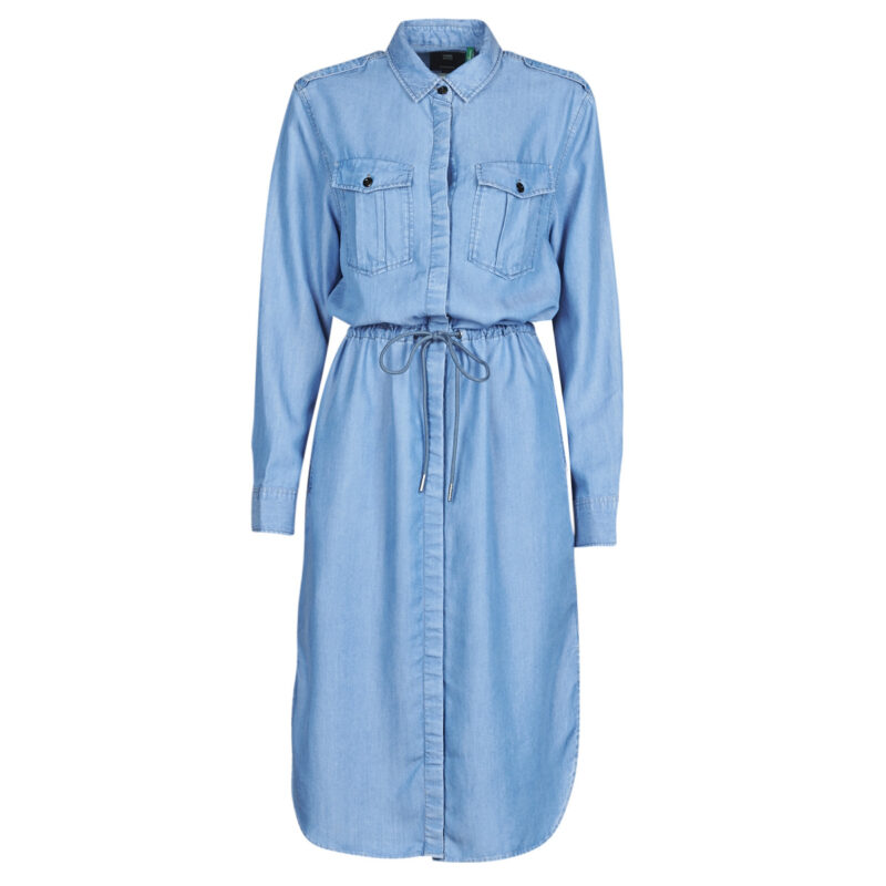 Abito G-Star Raw Rovic maxi shirt dress ls Blu Abiti Lunghi Donna - 1