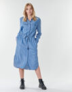 Abito G-Star Raw Rovic maxi shirt dress ls Blu Abiti Lunghi Donna - 2