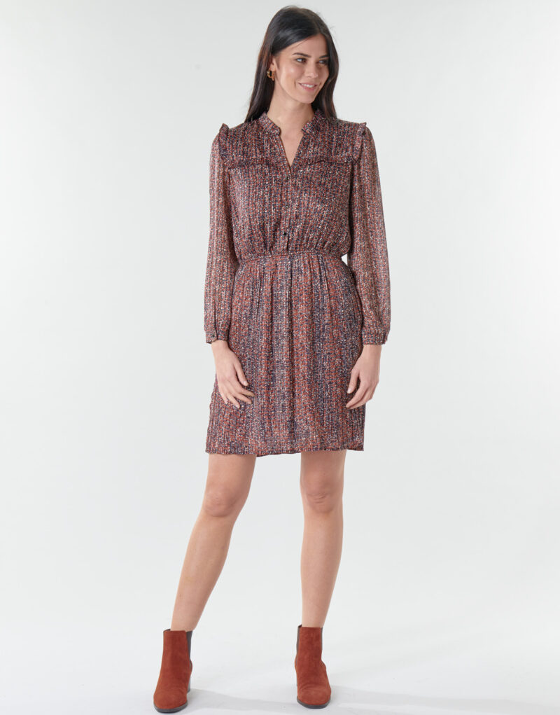 Abito corto Betty London NOUNO Bordeaux Abiti corti Donna - 2