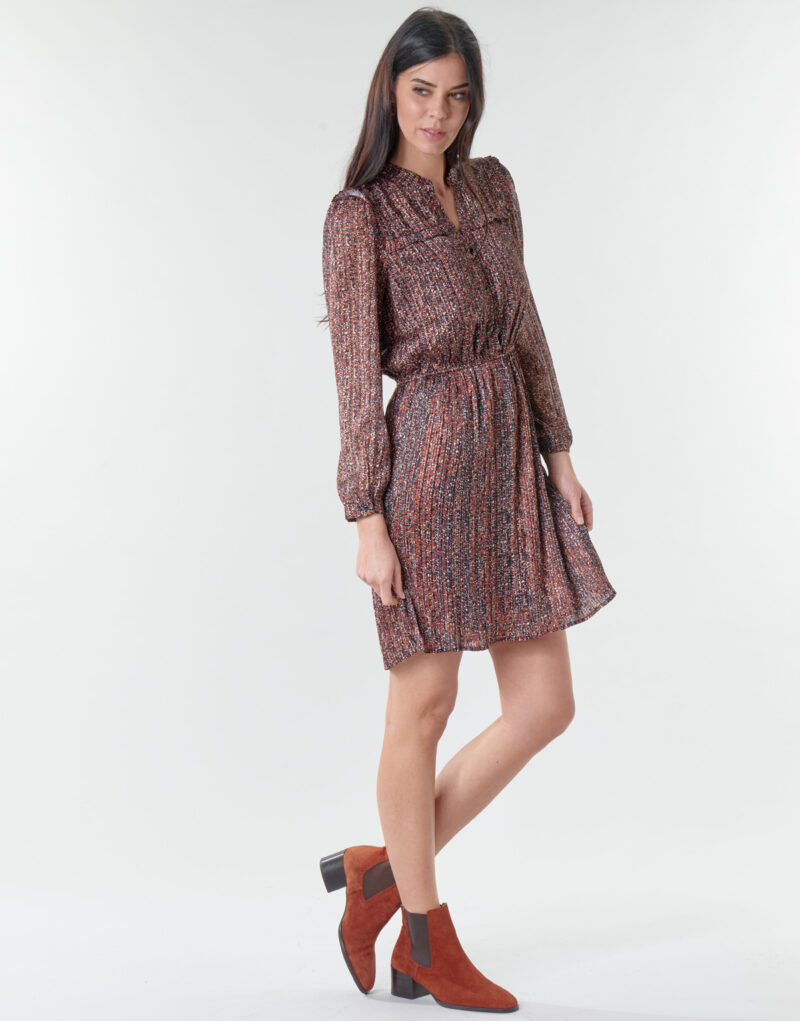 Abito corto Betty London NOUNO Bordeaux Abiti corti Donna - 3