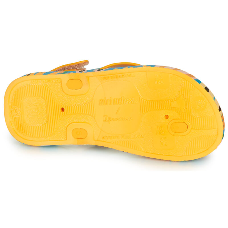 Melissa MINI MELISSA IPANEMA Yellow Flip Flops for Kids - 7