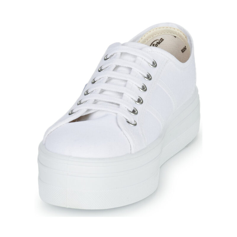 Victoria  BLUCHER LONA PLATAFORMA  Bianco Sneakers basse Donna - 3