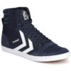 hummel TEN STAR HIGH CANVAS Blu Sneakers alte Uomo