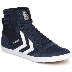 hummel  TEN STAR HIGH CANVAS  Blu -  Sneakers alte Uomo