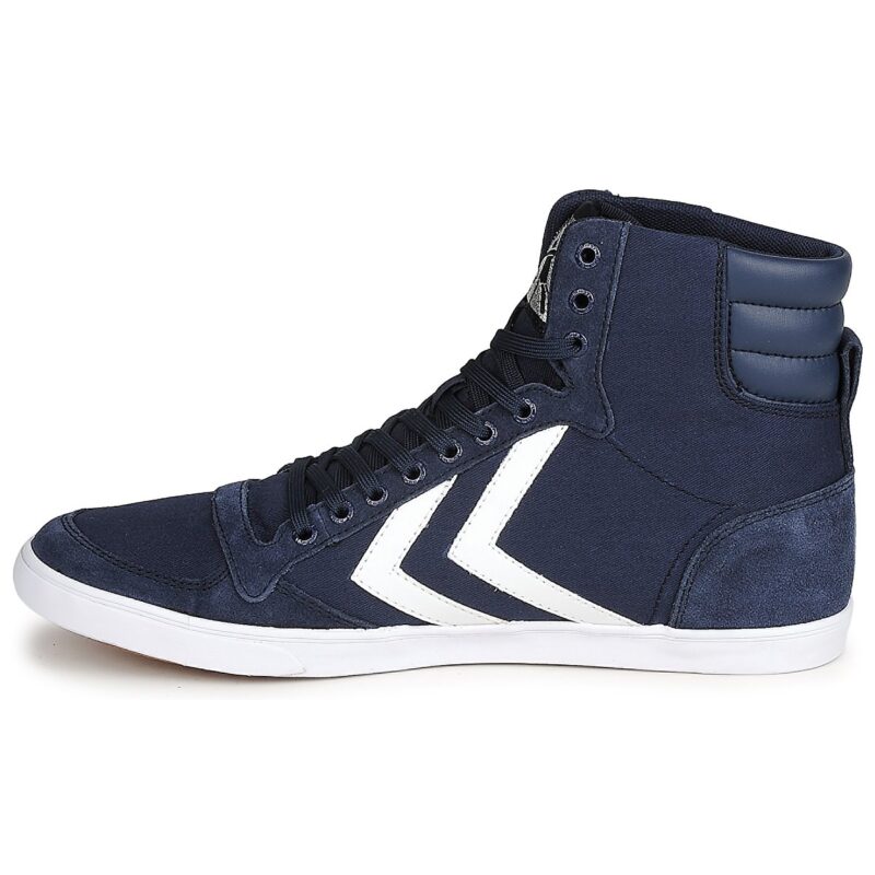 hummel Baskets montantes bleues pour homme TEN STAR HIGH CANVAS - Pointure 4