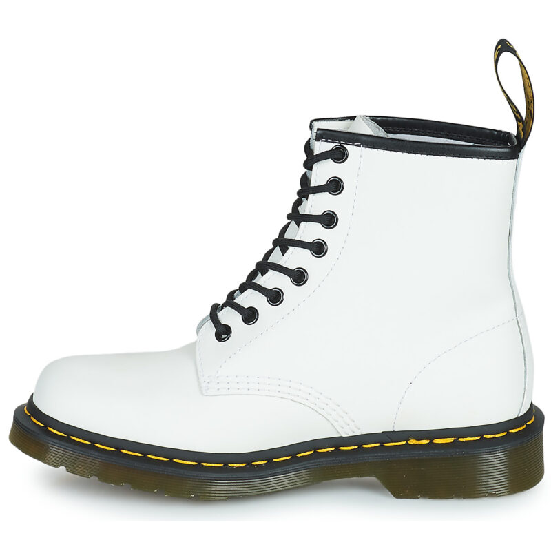 Dr. Martens  1460 WHITE SMOOTH  Bianco -  Stivaletti Donna - 4