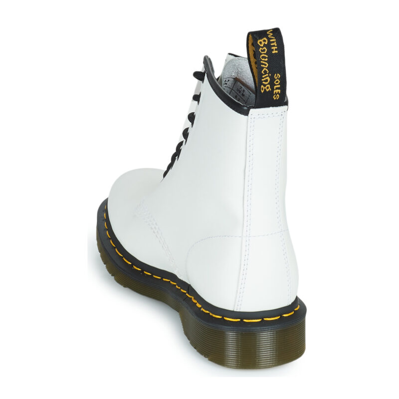 Dr. Martens  1460 WHITE SMOOTH  Bianco -  Stivaletti Donna - 5