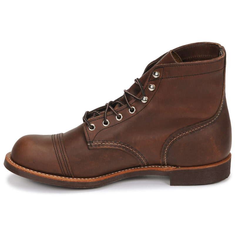 Red Wing IRON RANGER Herren-Ankle-Boots in Bernsteinbraun - Gr&ouml;&szlig;e 4