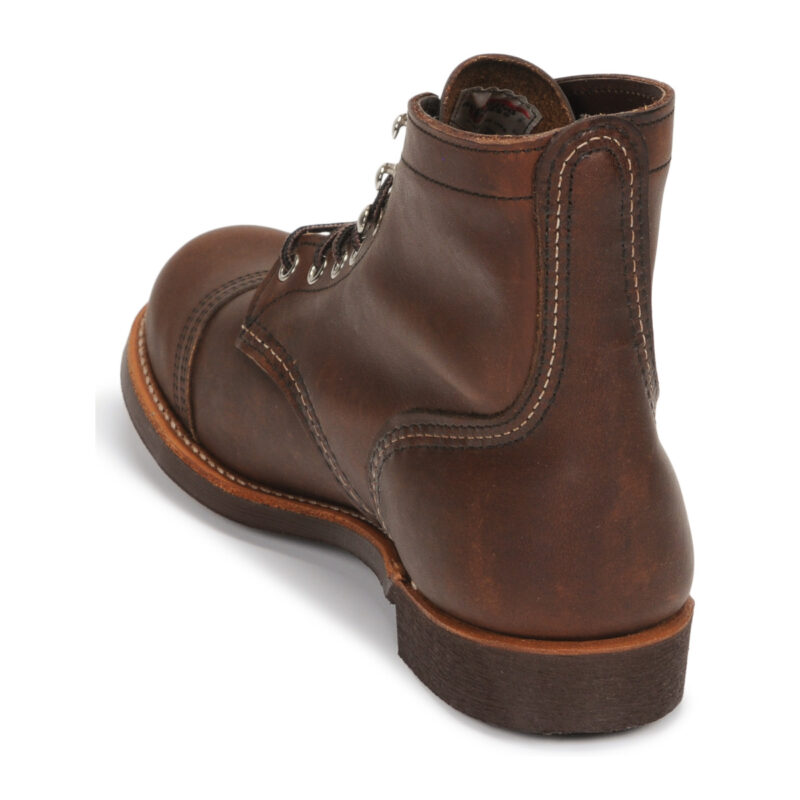 Red Wing IRON RANGER Herren-Ankle-Boots in Bernsteinbraun - Gr&ouml;&szlig;e 5