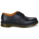 Dr. Martens 1461 NARROW FIT BLACK SMOOTH Nero Derby Donna - 2