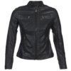 Lederjackeelle Moony Mood PUIR Schwarze Jacken in pelle Frau