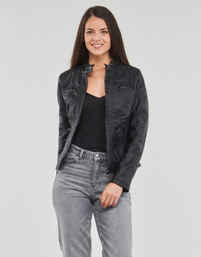 Lederjackeelle Moony Mood PUIR Schwarze Jacken in pelle Frau - 2