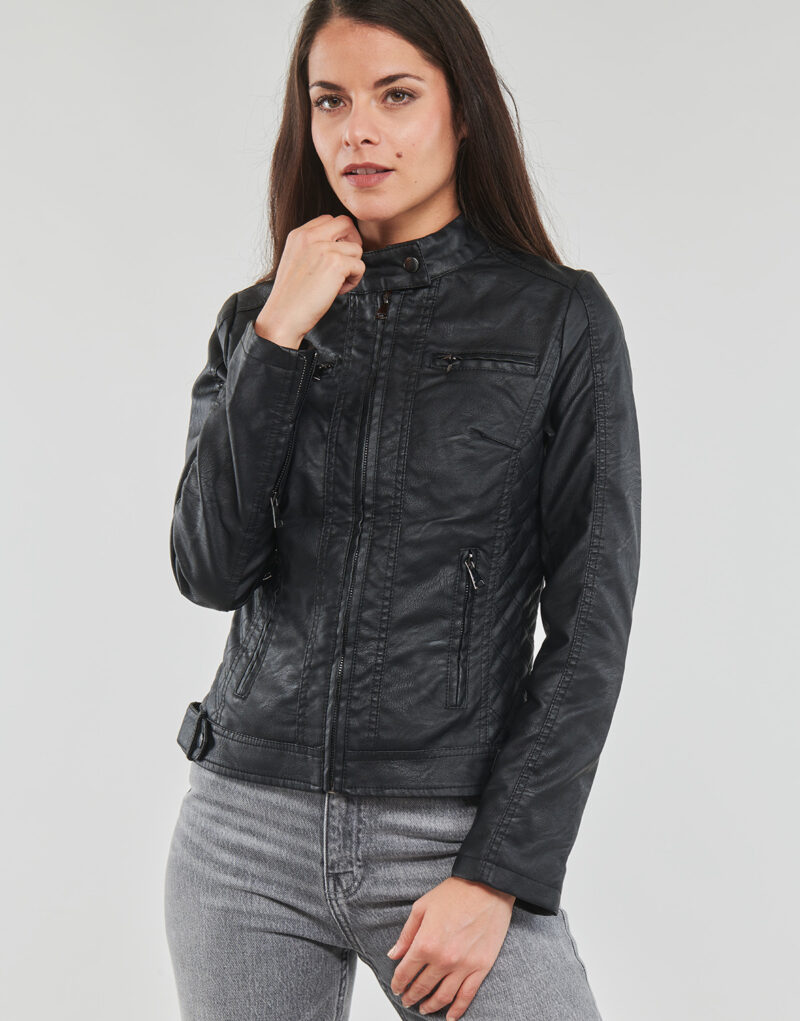 Lederjackeelle Moony Mood PUIR Schwarze Jacken in pelle Frau - 5