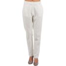 Pantaolini dritti Manoush FLOWER BADGE Bianco Pantaolini dritti Donna - 3