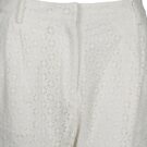 Pantaolini dritti Manoush FLOWER BADGE Bianco Pantaolini dritti Donna - 8
