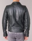 Giacca in pelle Schott LEVOQ Nero Giacche in pelle Uomo - 5