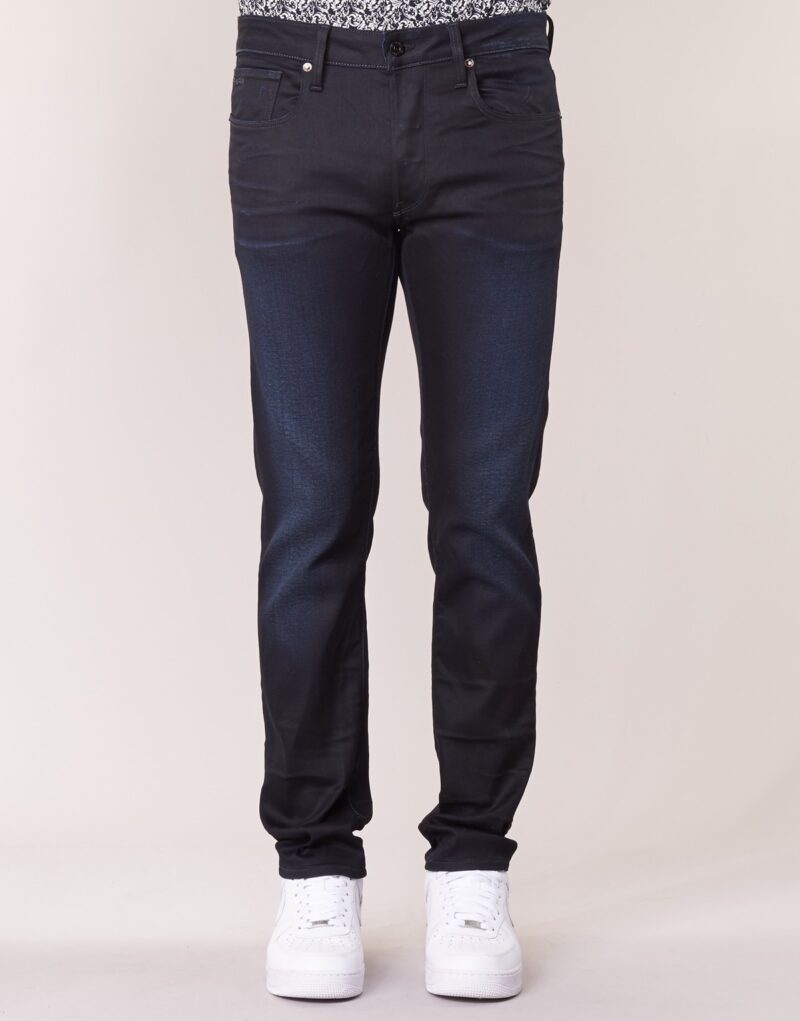 Jean slim G-Star Raw 3301 SLIM Jeans Slim Bleu Homme - 4