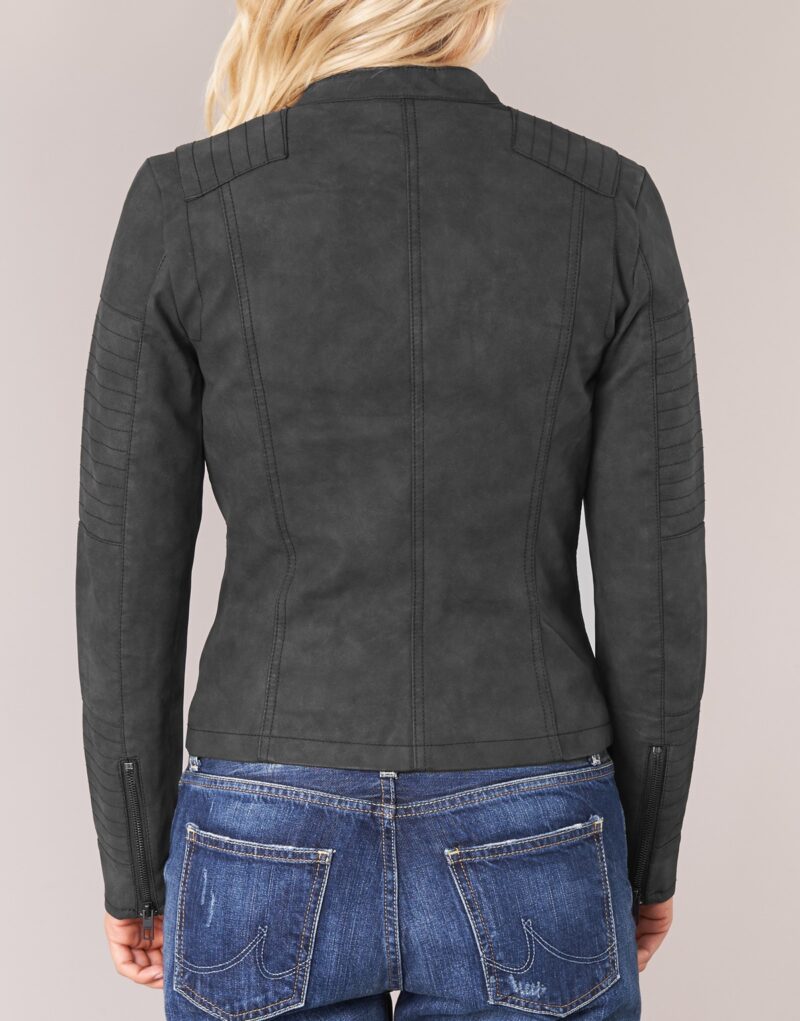 Giacca in pelle Only AVA Nero Giacche in pelle Donna - 5