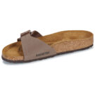 BIRKENSTOCK Madrid Birko-flor / Nubuck / Mocca / Narrow Brown Women's Slipper - 4