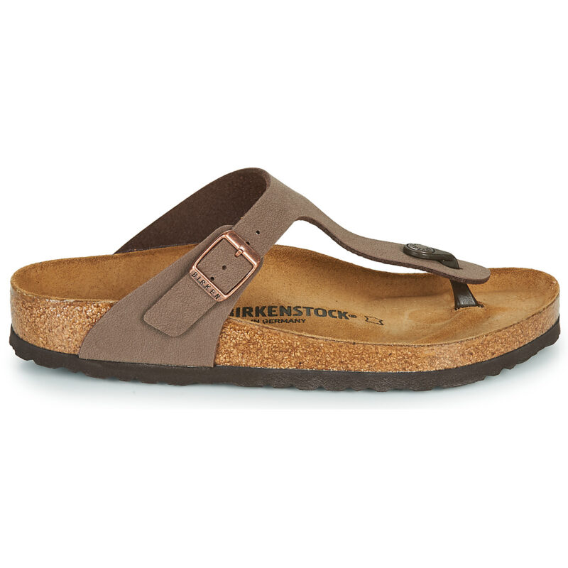 BIRKENSTOCK Gizeh Birko-flor / Nubuck / Mocca / Regular Brown Flip Flops Men - 2