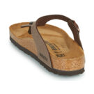 BIRKENSTOCK Gizeh Birko-flor / Nubuck / Mocca / Regular Brown Flip Flops Men - 5