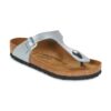 BIRKENSTOCK Gizeh Birko-flor / Silver / Regular Argento Infradito Donna