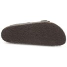 Chausson homme BIRKENSTOCK Arizona Birko-flor / Nubuck / Pierre / Gris &eacute;troit - Pointure 7